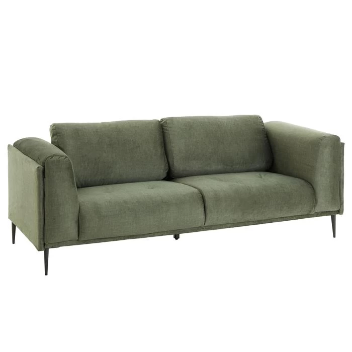 Sofa MAGNA Dreisitzer, Samt In Moosgrün 1 Sofa MAGNA Dreisitzer, Samt In Moosgrün