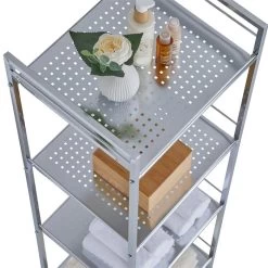 Badregal Metallregal MATIS Mit 4 Böden -Berühmt Möbel 93003 2