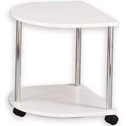 Beistelltisch FELINA Mit Rollen In Weiß