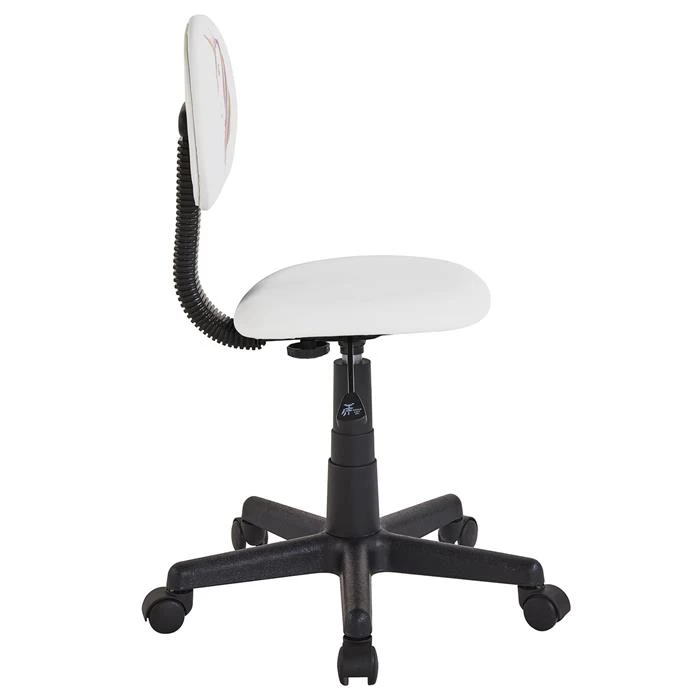 Drehstuhl UNICORN Für Kinder, Höhenverstellbar, Kunstleder In Weiß 5 Drehstuhl UNICORN Für Kinder, Höhenverstellbar, Kunstleder In Weiß – Bild 5