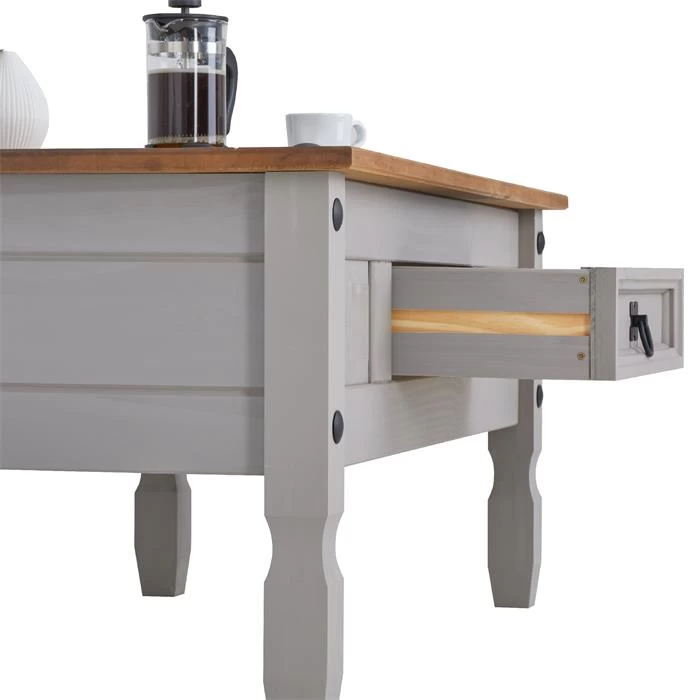 Mexico Couchtisch RAMON, Kiefer Massiv 4 Mexico Couchtisch RAMON, Kiefer Massiv – Bild 4