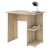 Schreibtisch KUBA In Sonoma Eiche Mit 2 Ablagen