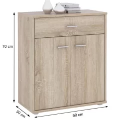 Kommode TOMMY In Sonoma Eiche Mit Schublade -Berühmt Möbel 93764 2