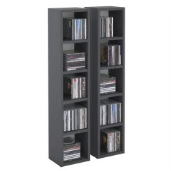 CD / DVD Regal CHART Mit 10 Fächern In Graphitgrau -Berühmt Möbel 93824 2