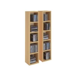 CD / DVD Regal CHART Mit 10 Fächern In Buche -Berühmt Möbel 93867 2