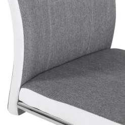 Esszimmerstuhl ALBA Im 4er Set In Grau-weiß -Berühmt Möbel 93926 3