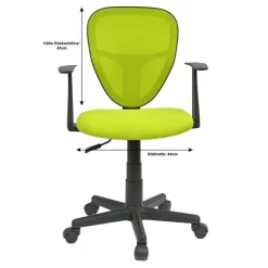 Kinderdrehstuhl STUDIO In Grün Mit Armlehnen 9 Kinderdrehstuhl STUDIO In Grün Mit Armlehnen -Berühmt Möbel 93960 4