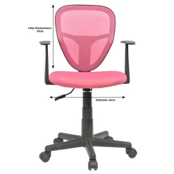 Kinderdrehstuhl STUDIO In Pink Mit Armlehnen 9 Kinderdrehstuhl STUDIO In Pink Mit Armlehnen -Berühmt Möbel 93962 4