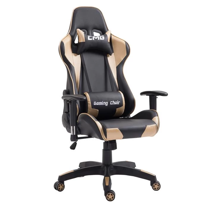 Bürodrehstuhl GAMING In Schwarz/gold 1 Bürodrehstuhl GAMING In Schwarz/gold