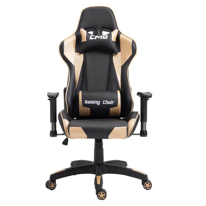 Bürodrehstuhl GAMING In Schwarz/gold 2 Bürodrehstuhl GAMING In Schwarz/gold – Bild 2