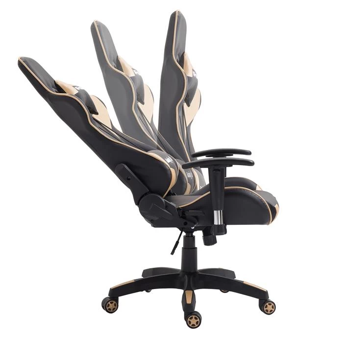 Bürodrehstuhl GAMING In Schwarz/gold 3 Bürodrehstuhl GAMING In Schwarz/gold – Bild 3
