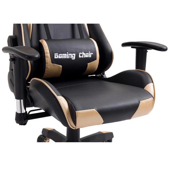 Bürodrehstuhl GAMING In Schwarz/gold 5 Bürodrehstuhl GAMING In Schwarz/gold – Bild 5