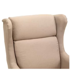 Ohrensessel GRONINGEN In Beige, Stoffbezug -Berühmt Möbel 93997 5