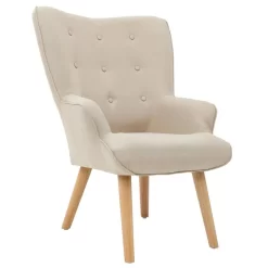 Polstersessel AMSTERDAM Stoffbezug In Beige