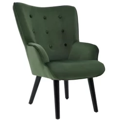 Polstersessel LIGERO Samtbezug In Grün