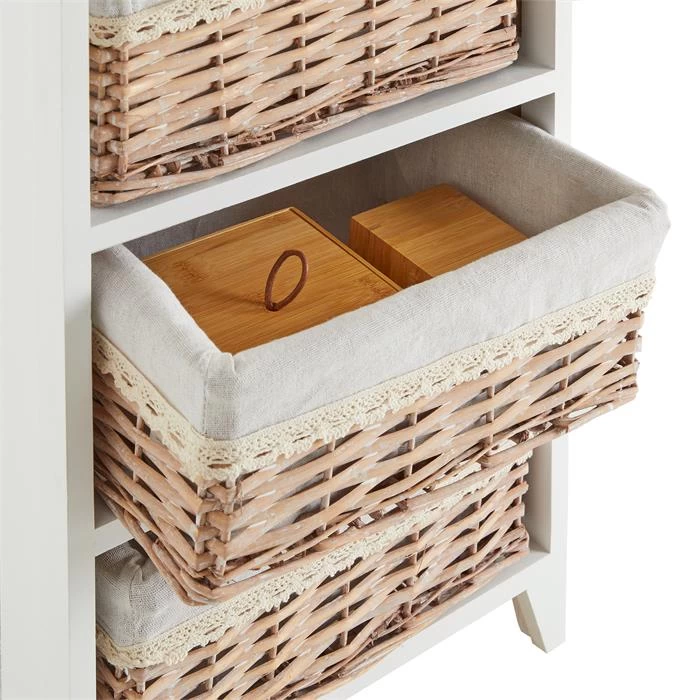 Kommode PROVENCE In Weiß, Vintage 6 Kommode PROVENCE In Weiß, Vintage – Bild 6