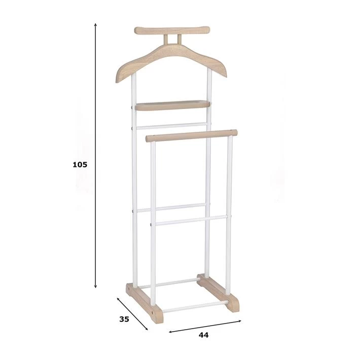 Herrendiener MEDINA In Sonoma Eiche/weiß 3 Herrendiener MEDINA In Sonoma Eiche/weiß – Bild 3