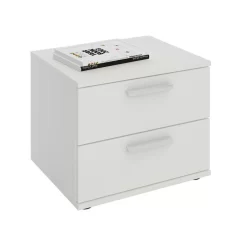 Nachttisch MAXIMA In Weiß Mit 2 Schubladen