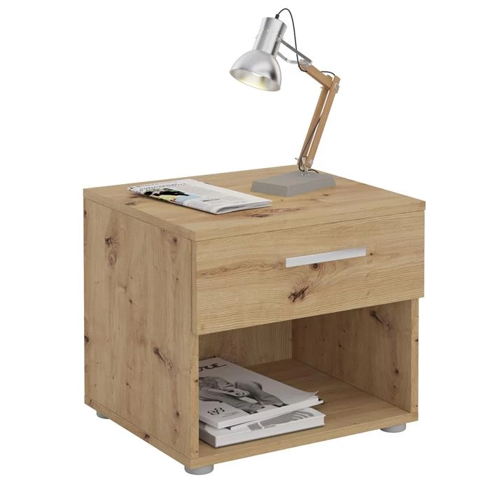 Nachttisch MARY Asteiche Mit Schublade 1 Nachttisch MARY Asteiche Mit Schublade
