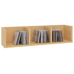 CD/DVD-Regal STARS Mit 3 Fächern In Buchefarben