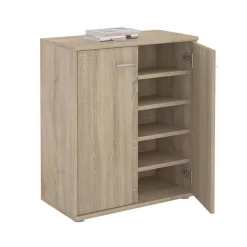 Schuhschrank LENNIS 2 Türen In Sonoma Eiche