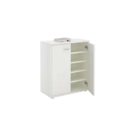 Schuhschrank LENNIS 2 Türen In Weiß