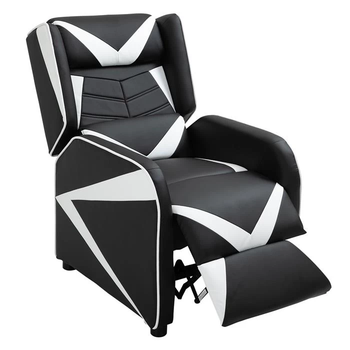 Gaming Relaxsessel ARROW In Schwarz/weiß, Bezug Aus Lederimitat 3 Gaming Relaxsessel ARROW In Schwarz/weiß, Bezug Aus Lederimitat – Bild 3