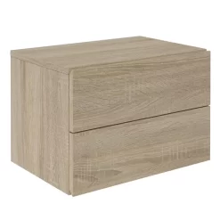 Wandregal Nachtschrank ANNI Mit 2 Schubladen In Sonoma Eiche