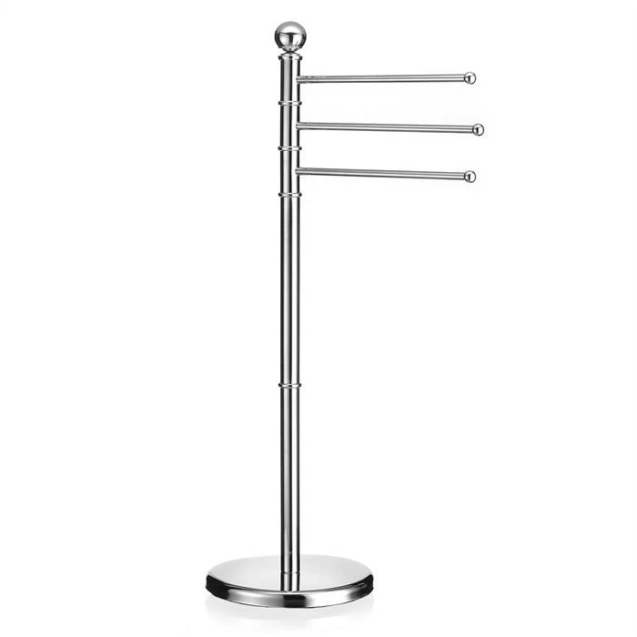 Handtuchhalter PETRA Mit 3 Stangen Verchromt 2 Handtuchhalter PETRA Mit 3 Stangen Verchromt – Bild 2