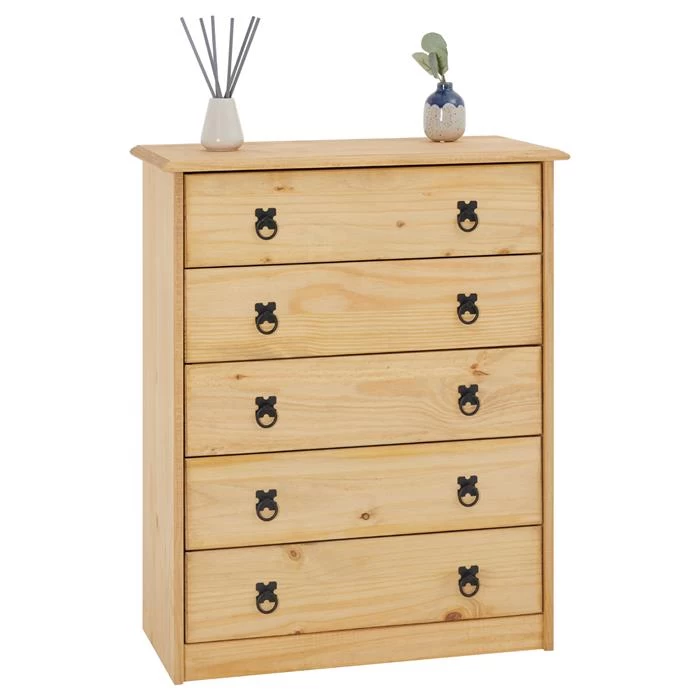 Mexico Kommode BARRIO, Kiefer Massiv 1 Mexico Kommode BARRIO, Kiefer Massiv