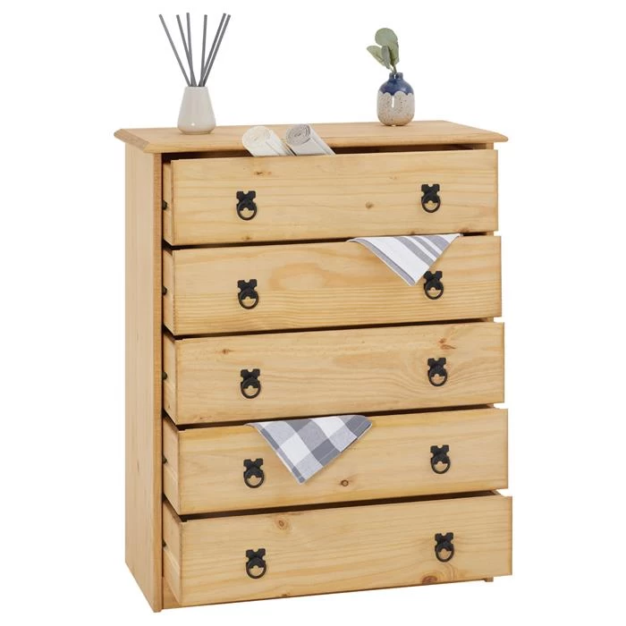 Mexico Kommode BARRIO, Kiefer Massiv 3 Mexico Kommode BARRIO, Kiefer Massiv – Bild 3