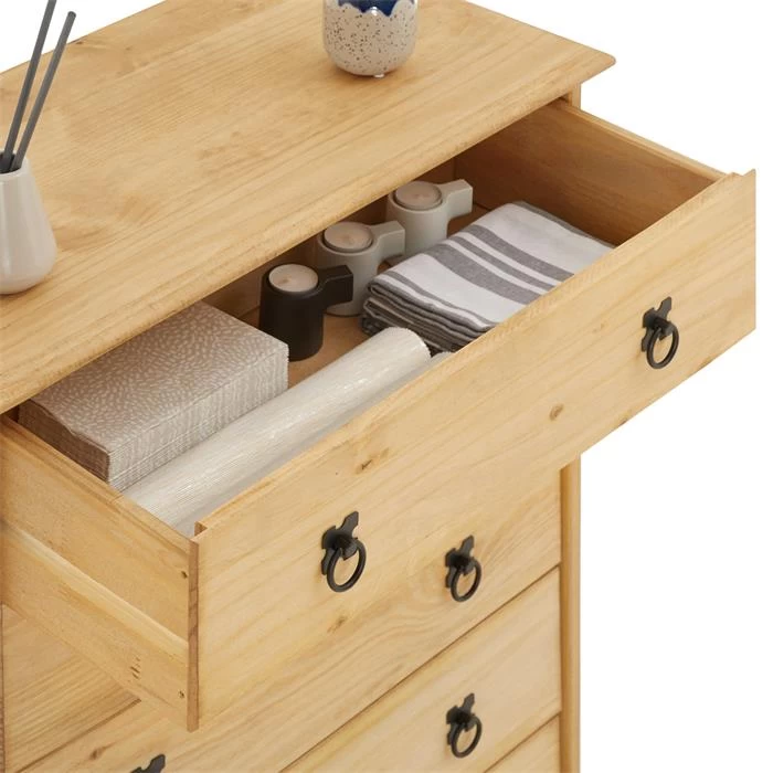 Mexico Kommode BARRIO, Kiefer Massiv 4 Mexico Kommode BARRIO, Kiefer Massiv – Bild 4