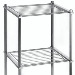 Badregal TIRANA Mit 4 Ablagen, Metall Verchromt -Berühmt Möbel 94555 2