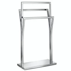 Handtuchständer MALMO Mit 3 Stangen, Metall Verchromt