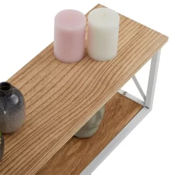 Wandgarderobe ARMANDO Weiß/braun -Berühmt Möbel 94576 3 N