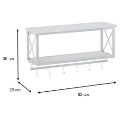Wandgarderobe ARMANDO Weiß/weiß 9 Wandgarderobe ARMANDO Weiß/weiß -Berühmt Möbel 94577 5