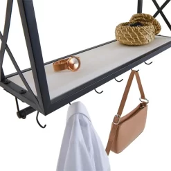 Wandgarderobe ARMANDO Weiß/schwarz -Berühmt Möbel 94578 2