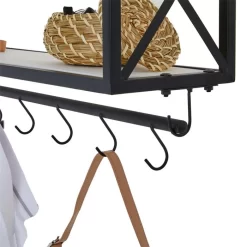 Wandgarderobe ARMANDO Weiß/schwarz -Berühmt Möbel 94578 4