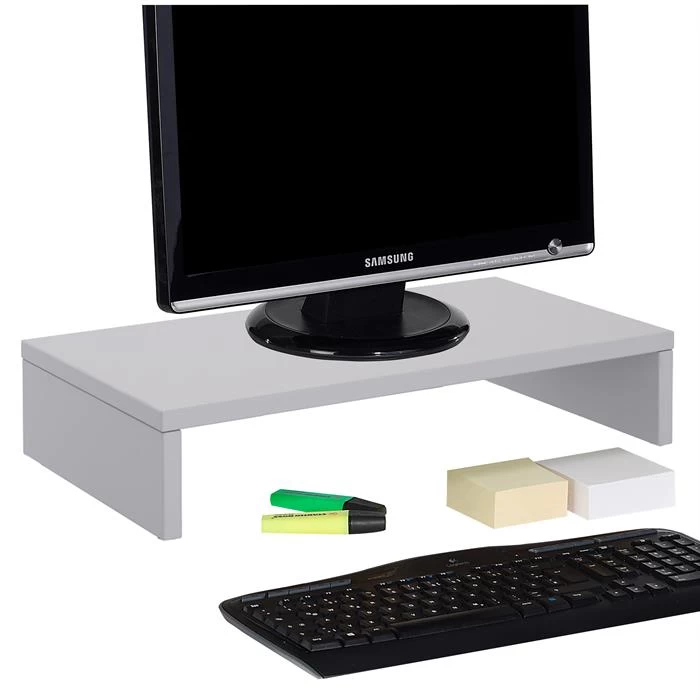 Monitorständer MONITOR In Hellgrau, 50 Cm Breit 2 Monitorständer MONITOR In Hellgrau, 50 Cm Breit – Bild 2