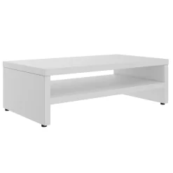 Monitorständer SUBIDA In Weiß Mit Ablagefach