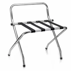 Kofferständer SUITE In Chrom Klappbar Mit Wandschutz