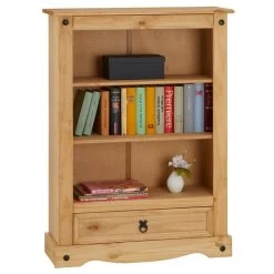 Regal SALSA Kiefer Massiv Mit Schublade