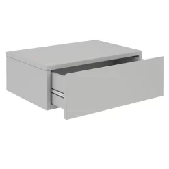 Hängende Nachtkommode ANNE 1 Schublade, Hellgrau