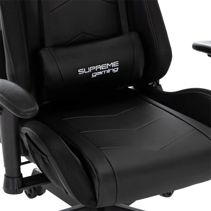 Gamingstuhl SKILLS Bezug Aus Lederimitat In Schwarz, Mit LED Beleuchtung 5 Gamingstuhl SKILLS Bezug Aus Lederimitat In Schwarz, Mit LED Beleuchtung – Bild 5