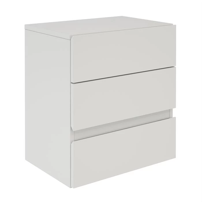 Hängeregal Nachtschrank ANNO Mit 3 Schubladen In Weiß 1 Hängeregal Nachtschrank ANNO Mit 3 Schubladen In Weiß