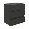 Hängeregal Nachtschrank ANNO Mit 3 Schubladen In Schwarz