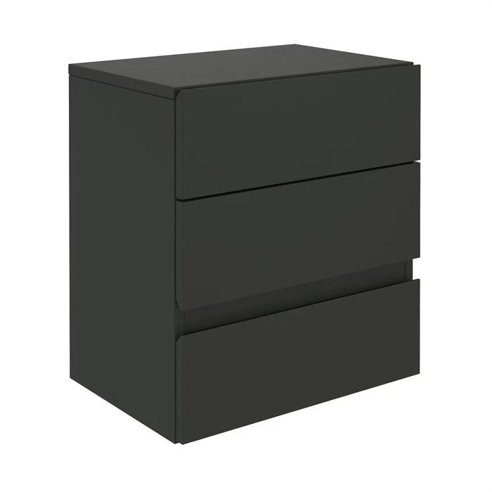 Hängeregal Nachtschrank ANNO Mit 3 Schubladen In Schwarz 1 Hängeregal Nachtschrank ANNO Mit 3 Schubladen In Schwarz