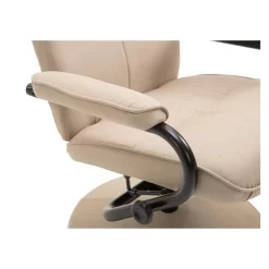 Relaxsessel DAKOTA Mit Hocker Und Stoffbezug In Beige -Berühmt Möbel 94837 4