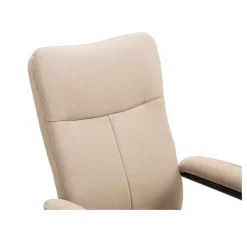 Relaxsessel DAKOTA Mit Hocker Und Stoffbezug In Beige -Berühmt Möbel 94837 5