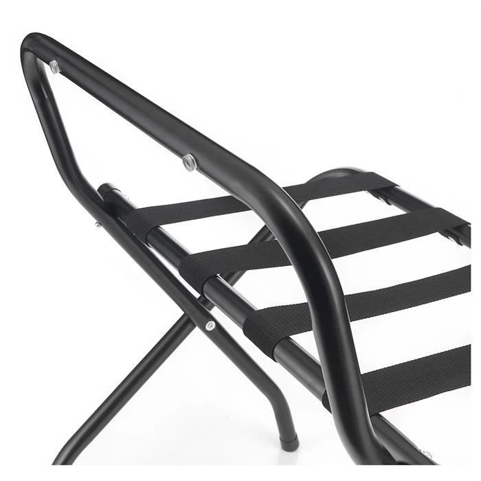 Kofferständer SUITE In Schwarz Klappbar Mit Wandschutz 4 Kofferständer SUITE In Schwarz Klappbar Mit Wandschutz – Bild 4